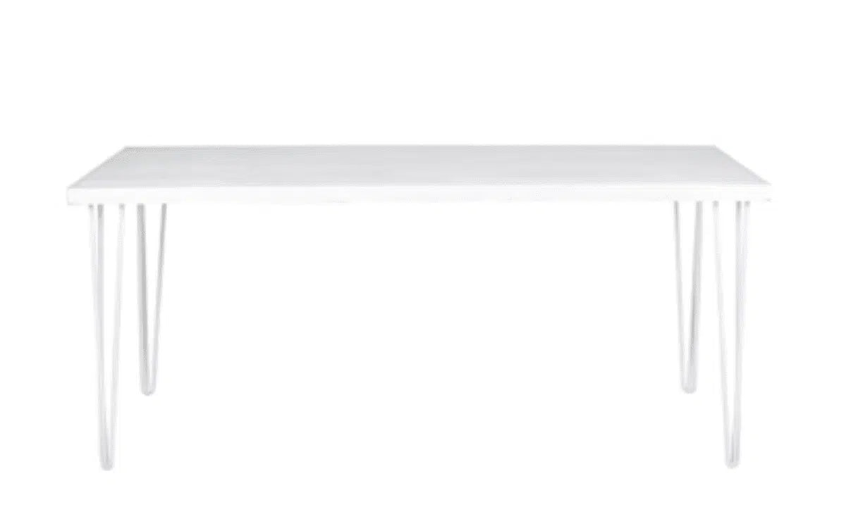 White Hairpin Signing Table