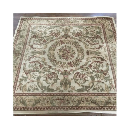 Beige Square Rug