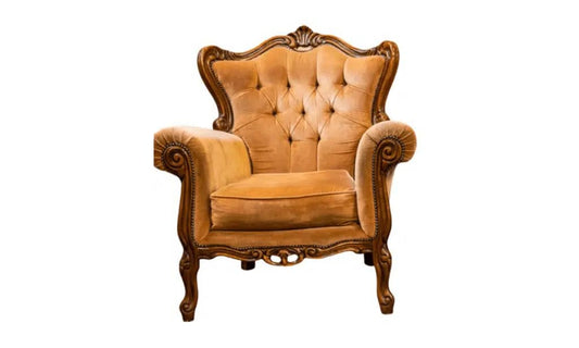 Vintage Gold Armchair