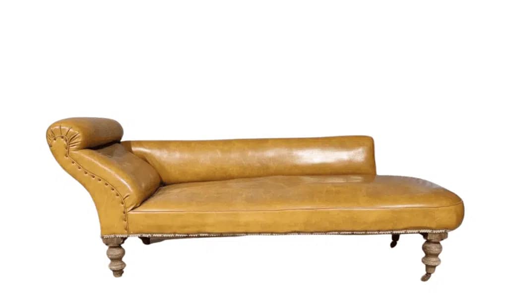 Leather Chaise