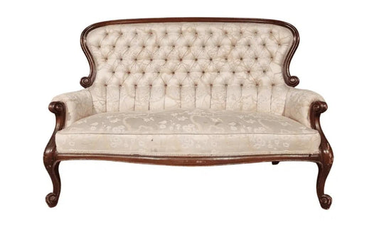Cream Love Seat