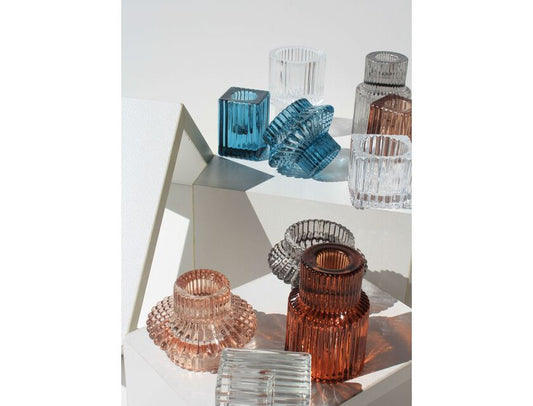 Vintage Candle Holders Mixed Pack of 6