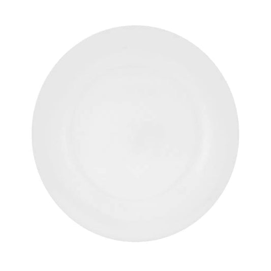 Large White Dinner Plate