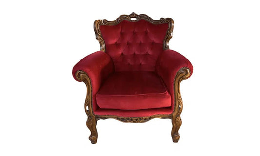 Vintage Ruby Armchair
