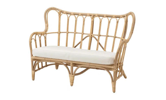 Wingback Cane Two Seater